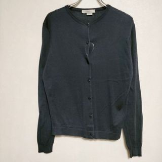 ジョンスメドレー(JOHN SMEDLEY)のJOHN SMEDLEY シーアイランドコットン クルーネック カーディガン S ニット ネイビー レディース ジョンスメドレー【中古】4-0102M∞(ニット/セーター)