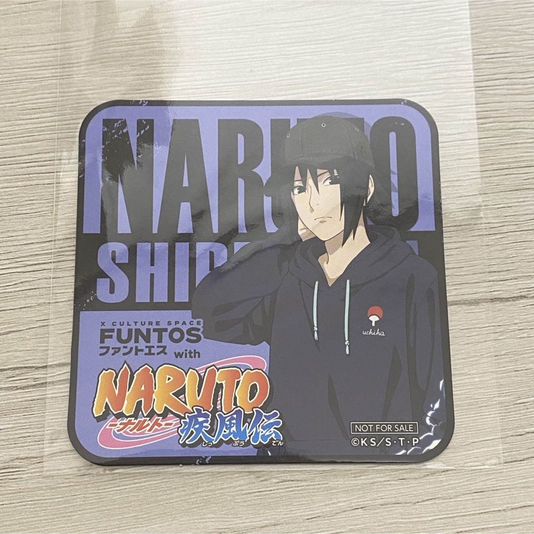 NARUTO うちはサスケ ノベルティコースター ファントエス FUNTOSの通販