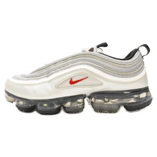 ナイキ(NIKE)のNIKE ナイキ AIR VAPOR MAX 97 Silver Bullet AJ7291-002 エアヴェイパーマックス97 シルバーバレット ローカットスニーカー シルバー/レッド US10/28cm(スニーカー)