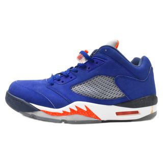 ナイキ(NIKE)のNIKE ナイキ AIR JORDAN 5 RETRO LOW KNICKS エアジョーダン 5 レトロ ロー ニックス ローカットスニーカーシューズ 819171-417 ブルー US13/31CM(スニーカー)