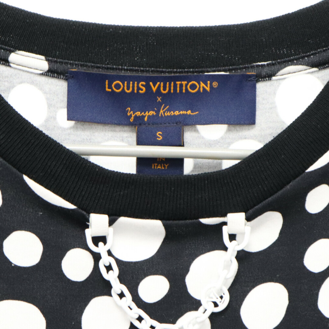 LOUIS VUITTON(ルイヴィトン)のLOUIS VUITTON ルイヴィトン ×草間彌生 インフィニティ ドット 半袖Tシャツ ブラック/ホワイト 1AB87R レディース レディースのトップス(Tシャツ(半袖/袖なし))の商品写真