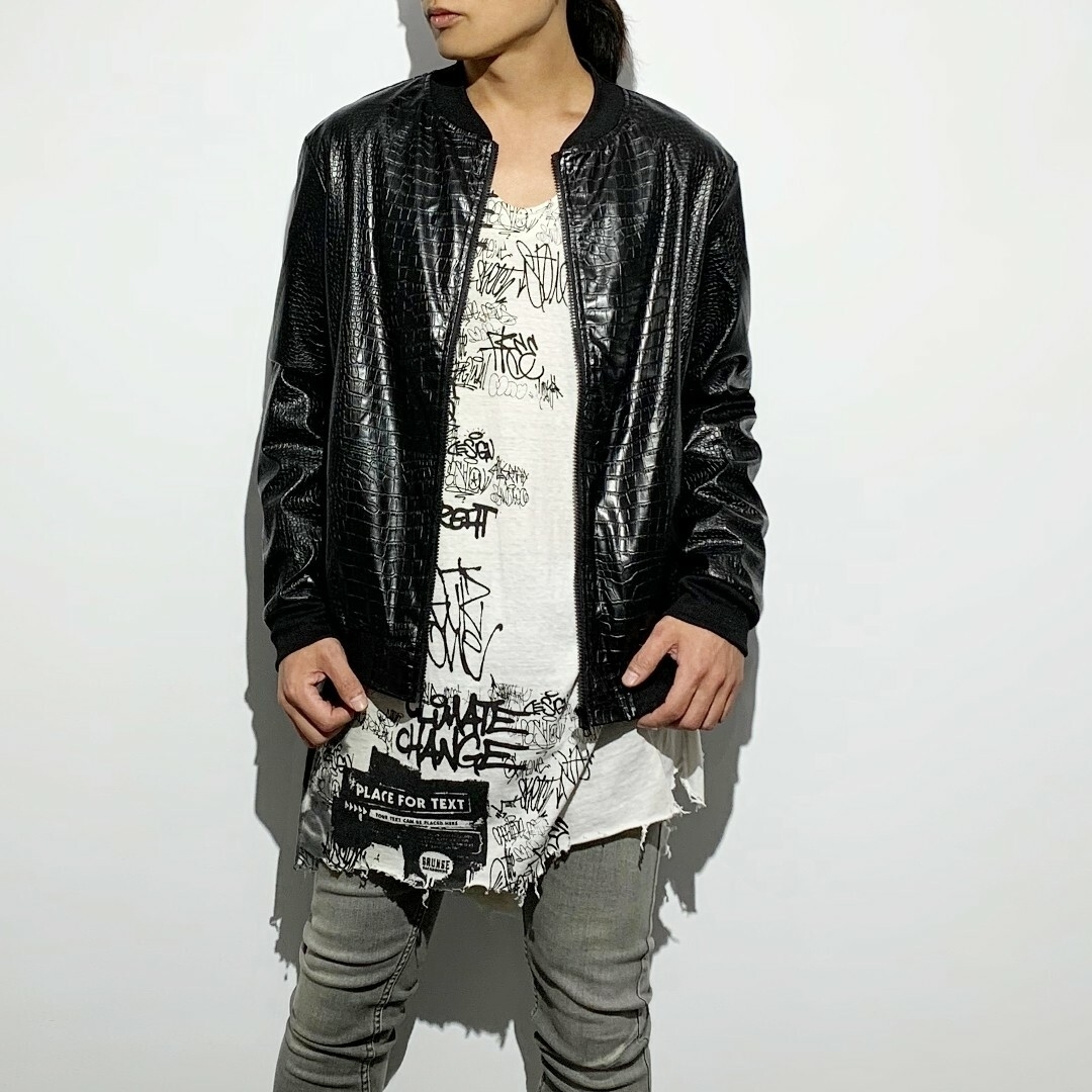 ガクトGACKT着用ブランド レザージャケット ぬるく YUKIO ガクトGACKT着用ブランド レザージャケット ぬるく YUKIO