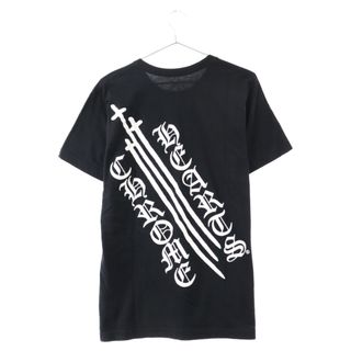 クロムハーツ(Chrome Hearts)のCHROME HEARTS クロムハーツ RS3クロスプリント ポケット付き半袖Tシャツ クルーネックカットソー ブラック(Tシャツ/カットソー(半袖/袖なし))