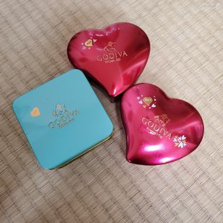 ゴディバ(GODIVA)のゴディバ　バレンタインチョコレート缶201520172018(小物入れ)