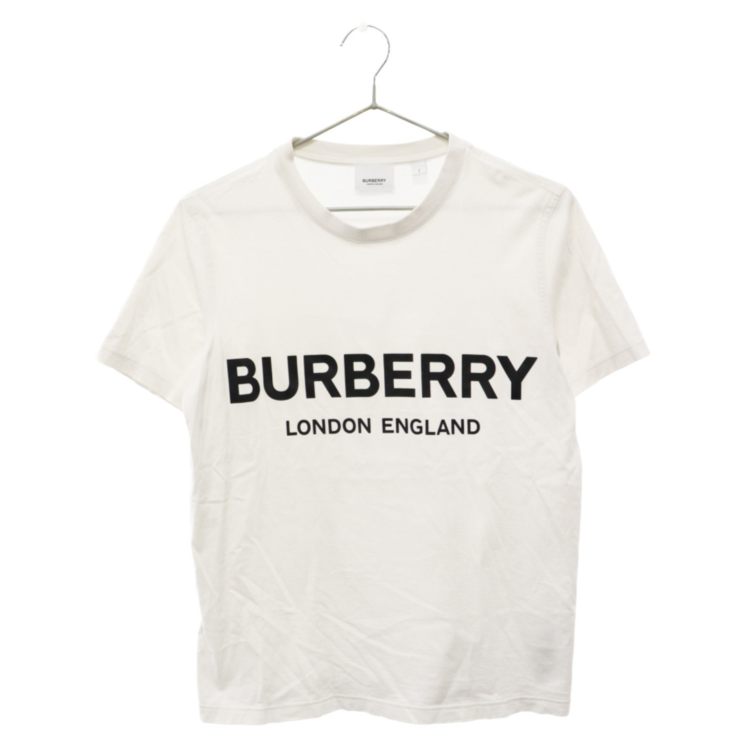 BURBERRY(バーバリー)のBURBERRY バーバリー フロントロゴプリント半袖Tシャツ ホワイト レディース 8008894 レディースのトップス(Tシャツ(半袖/袖なし))の商品写真