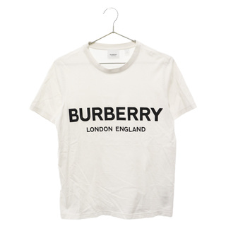 バーバリー(BURBERRY)のBURBERRY バーバリー フロントロゴプリント半袖Tシャツ ホワイト レディース 8008894(Tシャツ(半袖/袖なし))