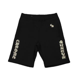 クロムハーツ(Chrome Hearts)の新品未使用 CHROME HEARTS クロムハーツ スクロールラベル SLO RIDE スウェットハーフパンツ コットン シルバー925 金具 中古 58801(ショートパンツ)