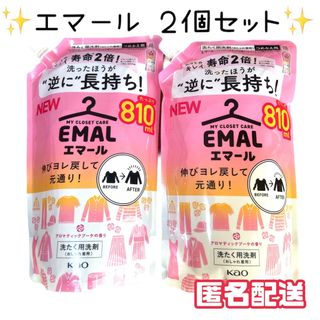 カオウ(花王)の【花王】エマール アロマティックブーケの香り 詰め替え 2個セット(洗剤/柔軟剤)