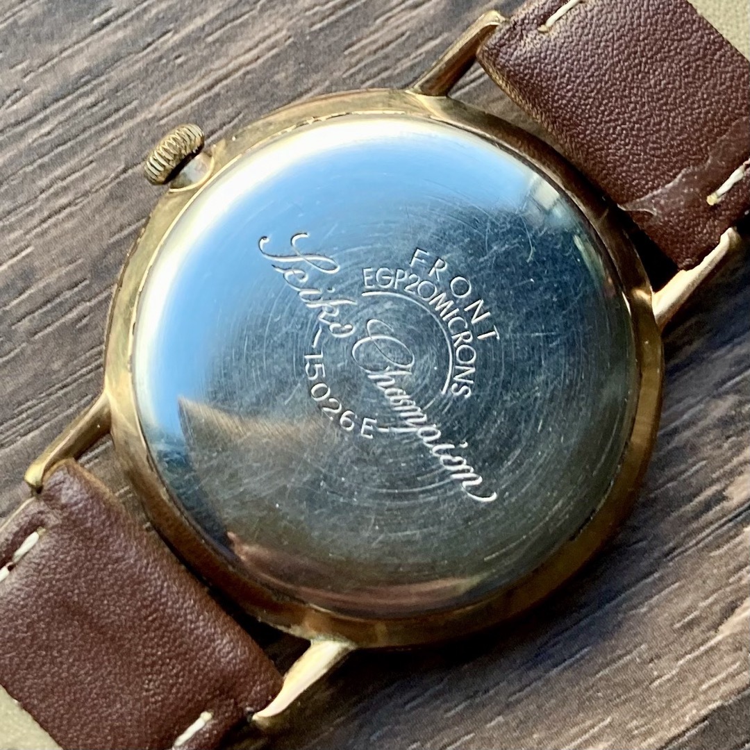 【動作品】セイコー チャンピオン アンティーク 腕時計 1961年 手巻き 男性