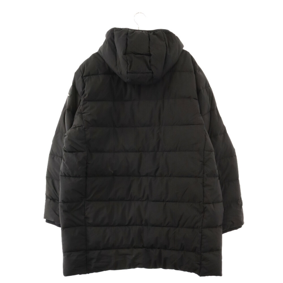 Calvin Klein(カルバンクライン)のCalvin Klein カルバンクライン ラバーロゴ付 ジップアップ パテッドコート ジャケット CM051357 ブラック メンズのジャケット/アウター(ダウンジャケット)の商品写真