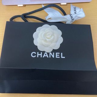 シャネル(CHANEL)のCHANEL ショップ袋　カメリアフラワー付き(ショップ袋)