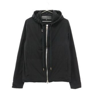 クロムハーツ(Chrome Hearts)のCHROME HEARTS クロムハーツ Nylon Jacket 中綿ダガージップ フード付き ナイロンジャケットブルゾン ブラック(ナイロンジャケット)