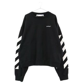 メンズoff white diag brushed crewneck オフホワイト