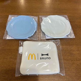 ブルーノ(BRUNO)のマクドナルド 福袋 2024 コインポーチ ミニプレート(ノベルティグッズ)