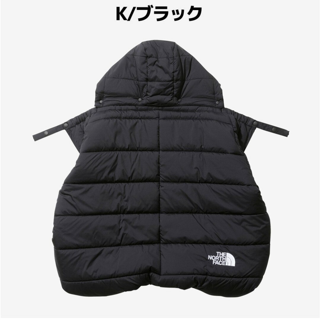 THE NORTH FACE(ザノースフェイス)の【新品未使用】ノースフェイス シェルブランケット　ブラック キッズ/ベビー/マタニティのこども用ファッション小物(おくるみ/ブランケット)の商品写真