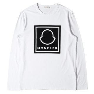 モンクレール(MONCLER)の★最新作★ MONCLER 長袖Tシャツ XL ロンT モンクレール ホワイト(Tシャツ/カットソー(七分/長袖))