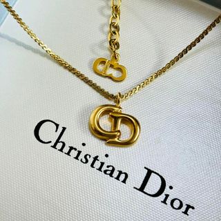 【ヴィンテージ】Dior ディオール ネックレス ゴールドチェーン 刻印あり