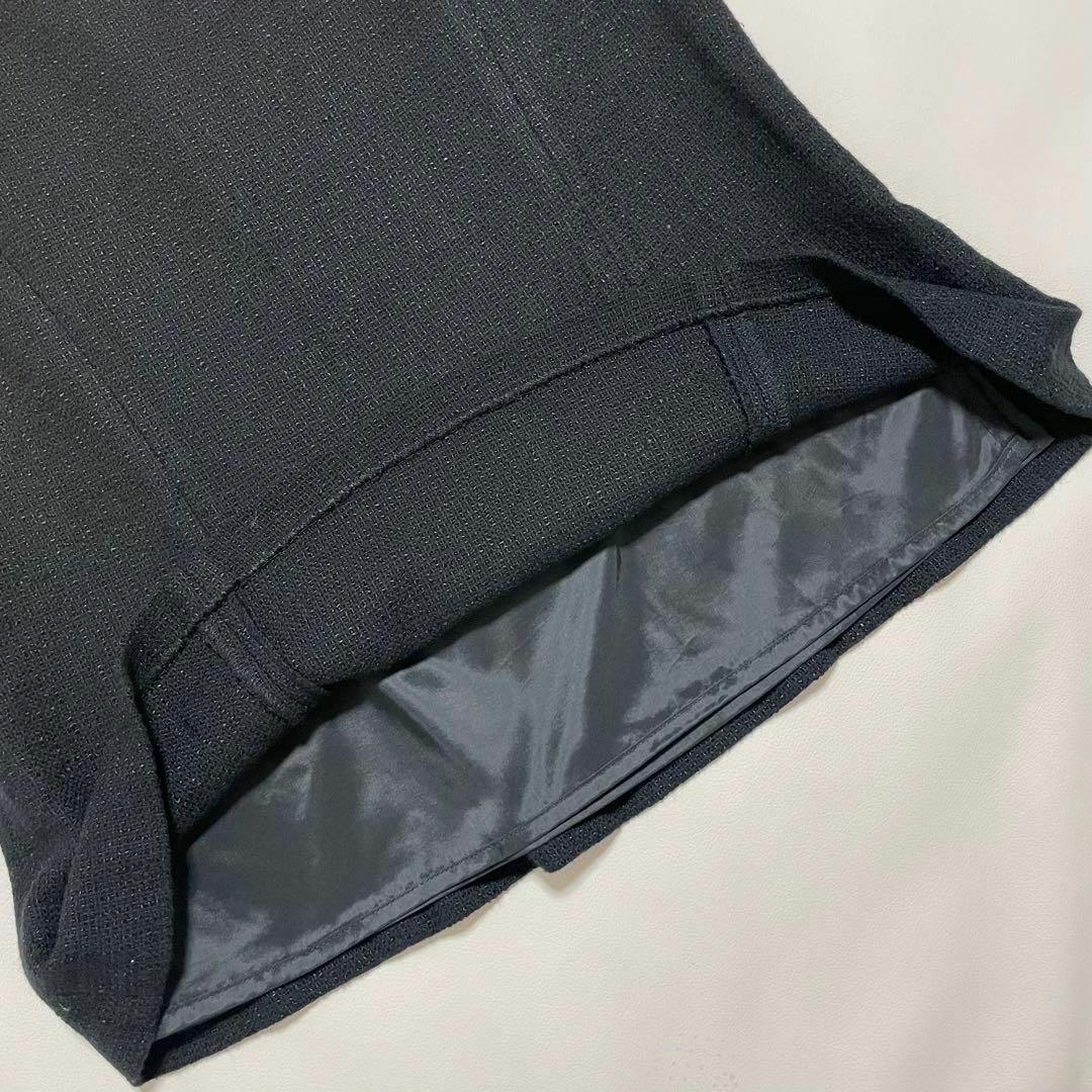 UNTITLED(アンタイトル)のアンタイトル　ツイードセットアップ　フォーマルスーツ　高級　ブラック レディースのフォーマル/ドレス(スーツ)の商品写真