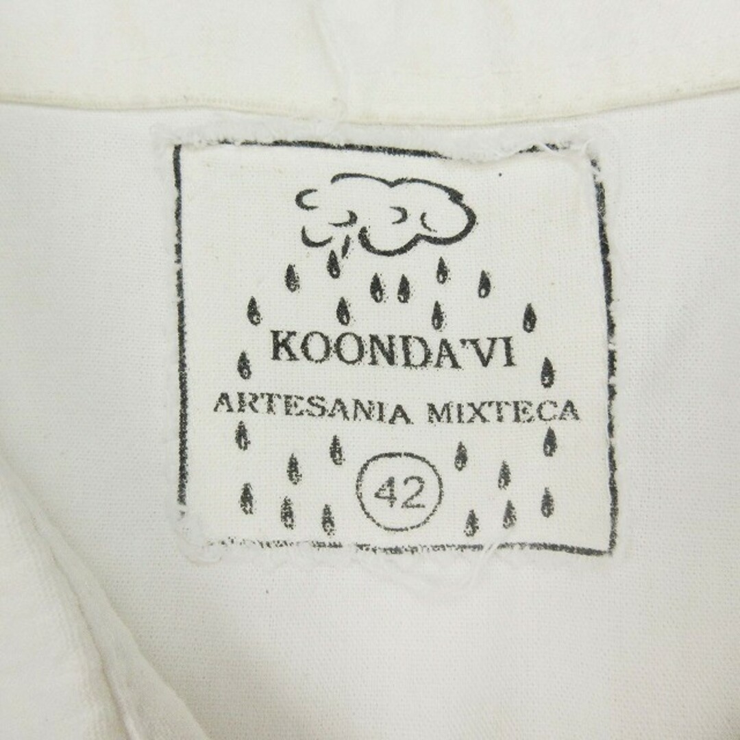 other(アザー)の美品 KOONDAVI ピンタック メキシカン シャツ カットソー 半袖 42 メンズのトップス(シャツ)の商品写真