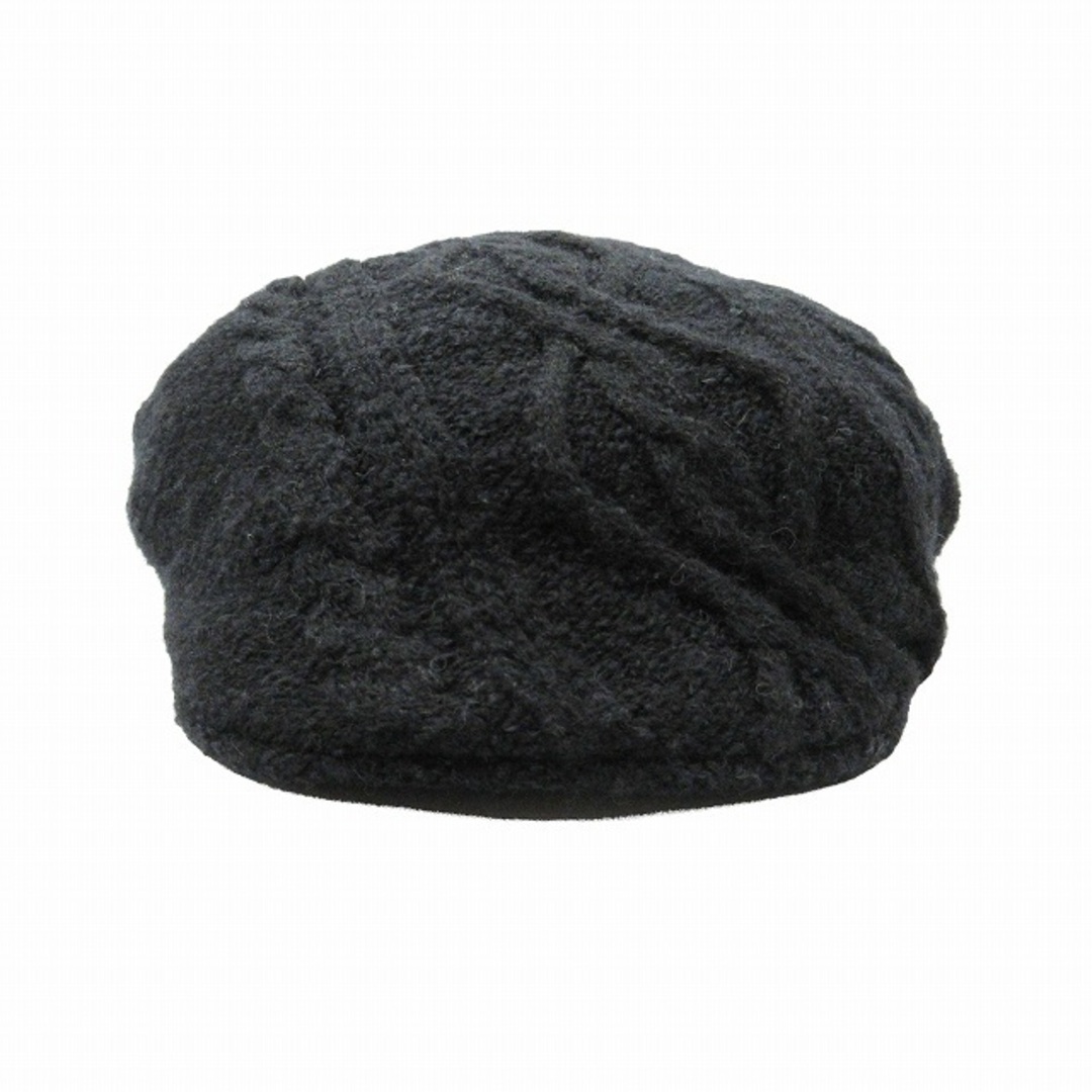美品 ルグランブルー L.G.B ケーブル ニットキャップ ハンチング レディースの帽子(ハンチング/ベレー帽)の商品写真