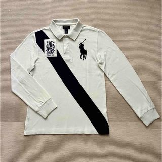 ポロラルフローレン(POLO RALPH LAUREN)の【専用】ラルフローレン ビックポニー白　ポロシャツ L(14-16)(Tシャツ/カットソー)