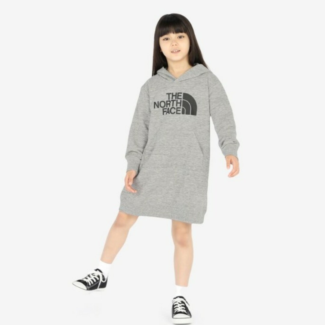 THE NORTH FACE(ザノースフェイス)の着用1回 ノースフェイス 女の子 140 ワンピース キッズ/ベビー/マタニティのキッズ服女の子用(90cm~)(Tシャツ/カットソー)の商品写真