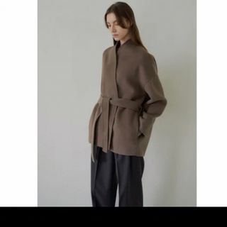 Na.e Allure Coat_Cocoa アリュールコート ココア　ナエ(ガウンコート)