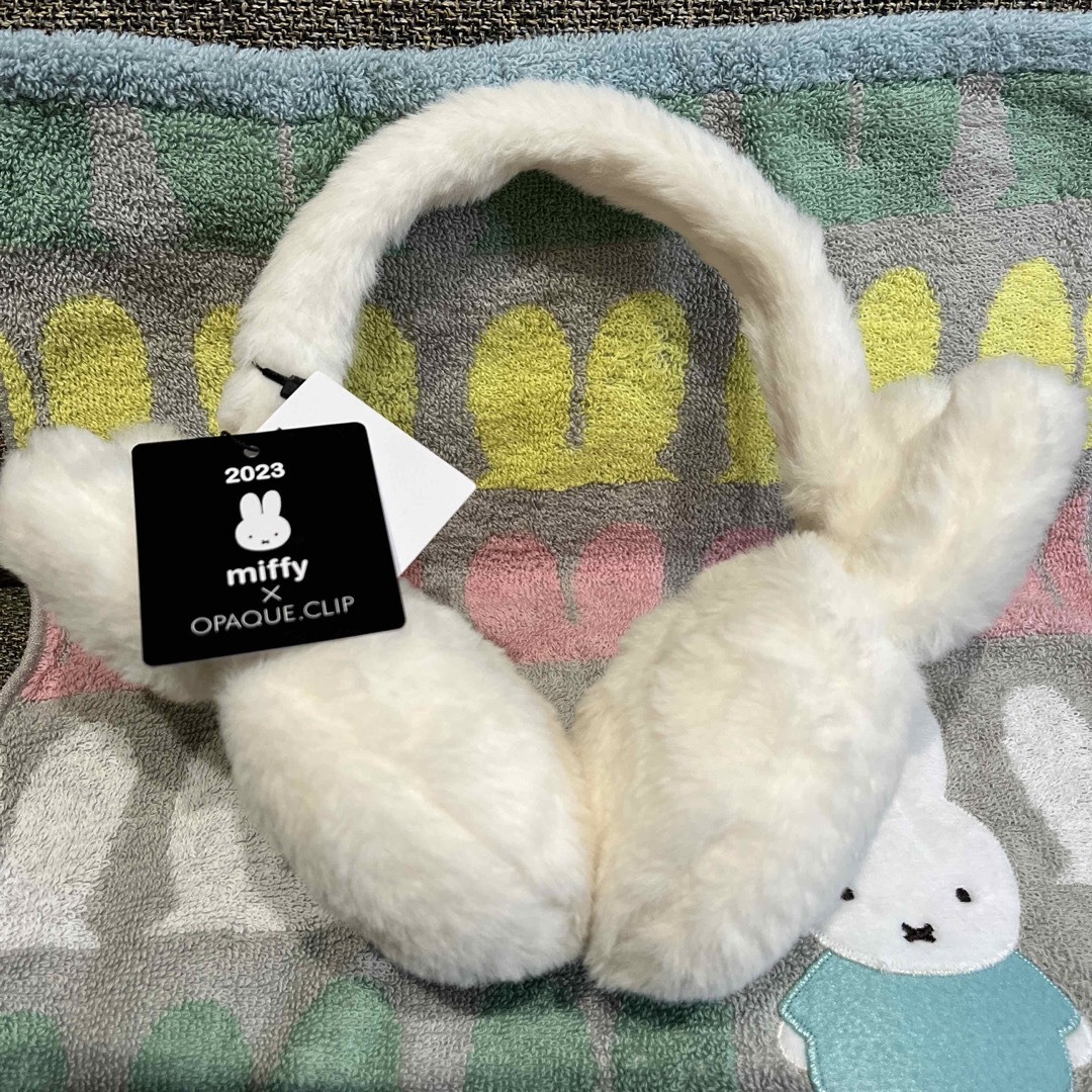 miffy(ミッフィー)の【新品・未使用】ミッフィー　耳あて　イヤーマフラー　OPAQUE.CLIP メンズのファッション小物(イヤマフラー)の商品写真