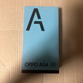 新品 OPPO A54 5G OPG02 シルバーブラック 19(スマートフォン本体)