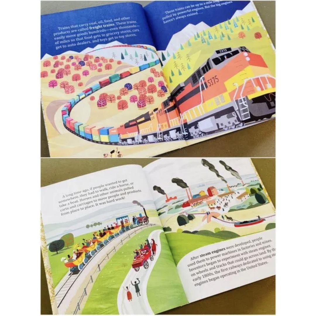 英語絵本　キッズ洋書　電車　汽車　About Trains エンタメ/ホビーの本(絵本/児童書)の商品写真