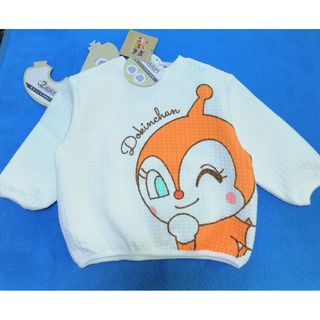 アンパンマン(アンパンマン)の新品　100cm　アンパンマン　2024　2wayキルト長袖トレーナー(Tシャツ/カットソー)