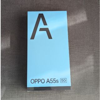 オッポ(OPPO)の【新品・未開封】OPPO A55s 5G(スマホ本体)　ブラック(スマートフォン本体)