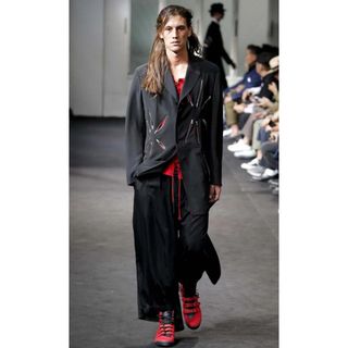 ヨウジヤマモトプールオム(Yohji Yamamoto POUR HOMME)の【希少】ヨウジヤマモトプールオム 19ss デザインファスナー 花火ジャケット(テーラードジャケット)