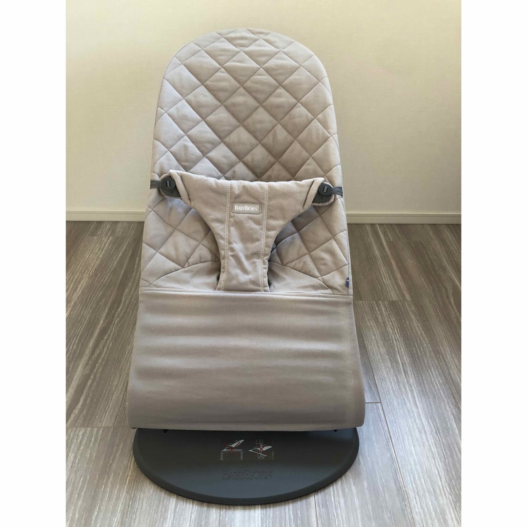 BABYBJORN(ベビービョルン)のベビージョルン　バウンサー　ベージュ キッズ/ベビー/マタニティの寝具/家具(その他)の商品写真