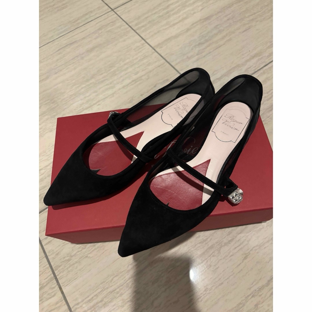 ROGER VIVIER(ロジェヴィヴィエ)のロジェヴィヴィエ　バレリーナパンプス レディースの靴/シューズ(バレエシューズ)の商品写真