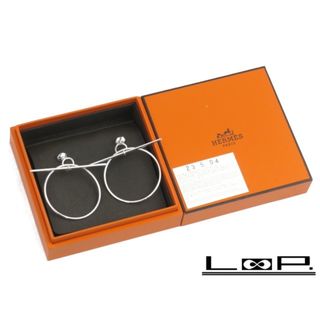 エルメス(Hermes)の■未使用■2023年■　エルメス ループ ピアス アクセサリー SV シルバー 箱 【76503】(ピアス)