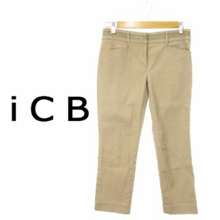 アイシービー(ICB)のiCB クロップドパンツ サブリナ ライン 7 茶 231020MN1R(クロップドパンツ)