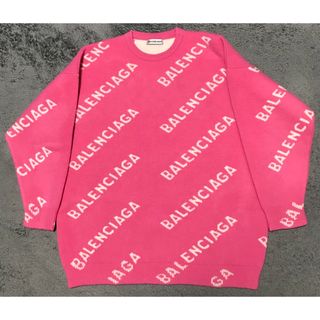 バレンシアガ(Balenciaga)のバレンシアガ　総柄　ニット(ニット/セーター)