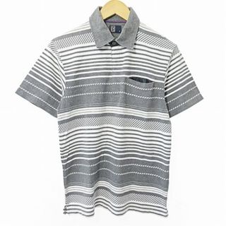 アザー(other)のPGA TOUR 美品 ポロシャツ カットソー 半袖 ゴルフ ウエア グレー M(ウエア)