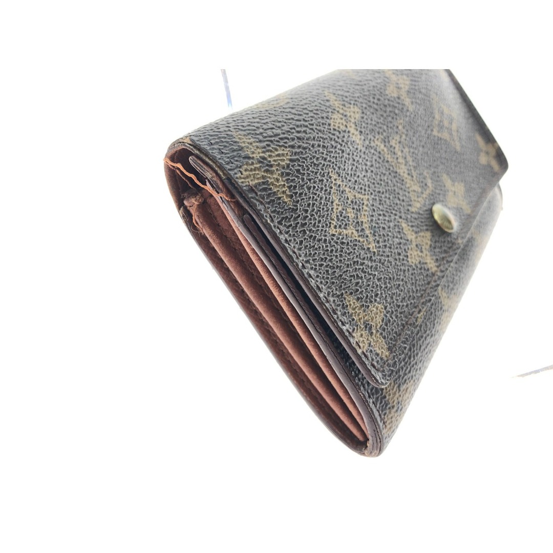 LOUIS VUITTON(ルイヴィトン)の▼▼LOUIS VUITTON ルイヴィトン レディース 二つ折り財布 モノグラム ポルトモネジップ  M61735 ブラウン ハンドメイドのファッション小物(財布)の商品写真