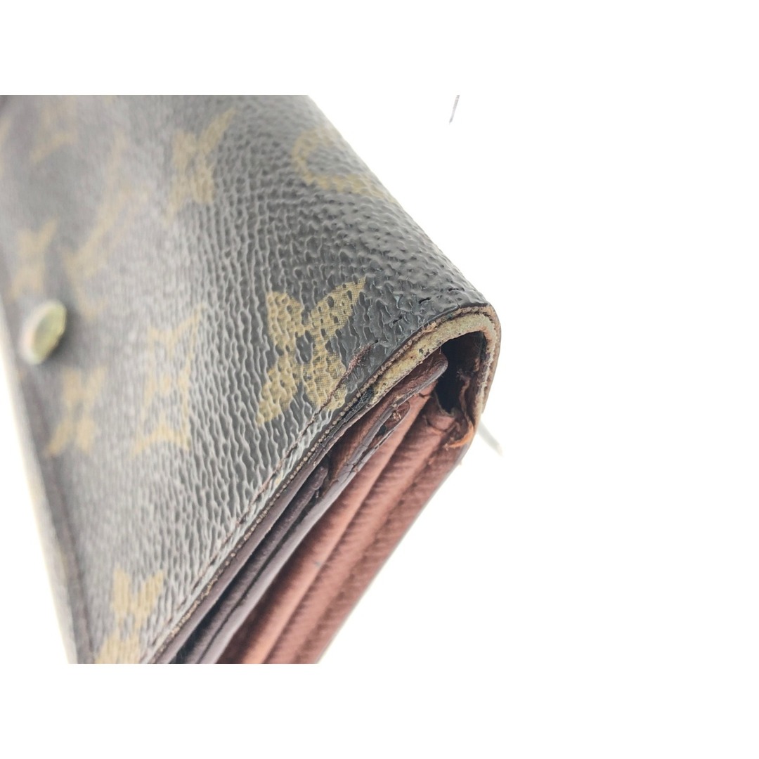 LOUIS VUITTON(ルイヴィトン)の▼▼LOUIS VUITTON ルイヴィトン レディース 二つ折り財布 モノグラム ポルトモネジップ  M61735 ブラウン ハンドメイドのファッション小物(財布)の商品写真