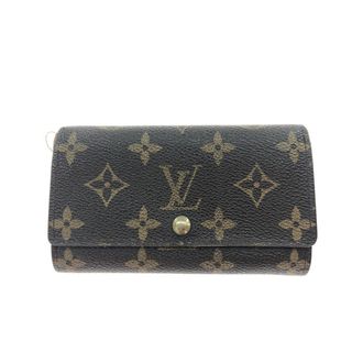 ルイヴィトン(LOUIS VUITTON)の▼▼LOUIS VUITTON ルイヴィトン レディース 二つ折り財布 モノグラム ポルトモネジップ  M61735 ブラウン(財布)