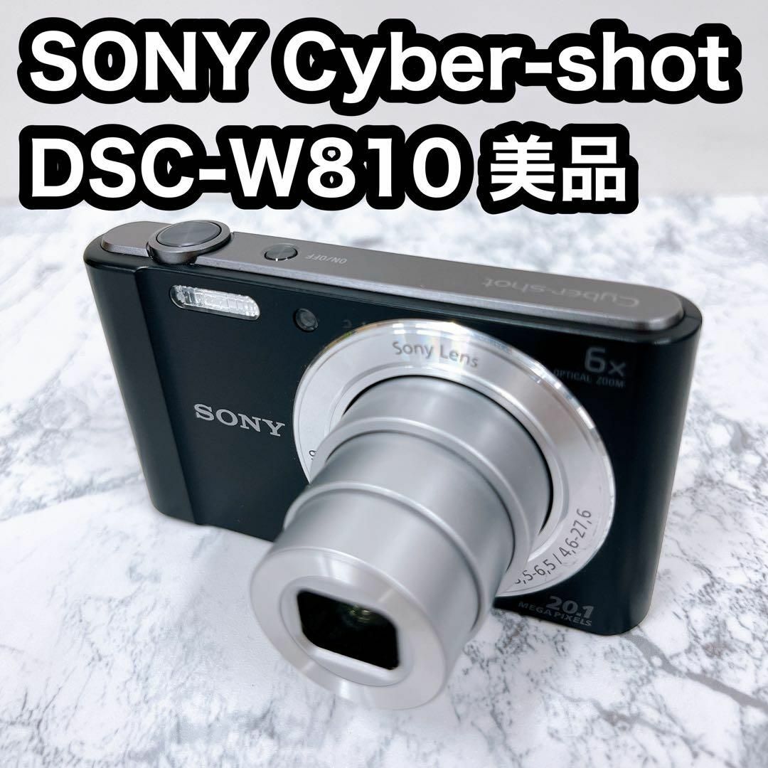 27インチSONY ソニー Cyber-shot デジカメ DSC-W810 コンデジ
