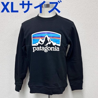 パタゴニア(patagonia)の新品 PATAGONIA パタゴニア スウェット シャツ ブラック XLサイズ(スウェット)