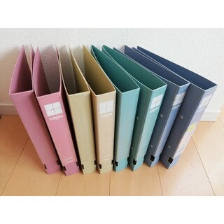 コクヨ(コクヨ)のコクヨ　Dリングファイル　A4　4色×2冊（計8冊）(ファイル/バインダー)