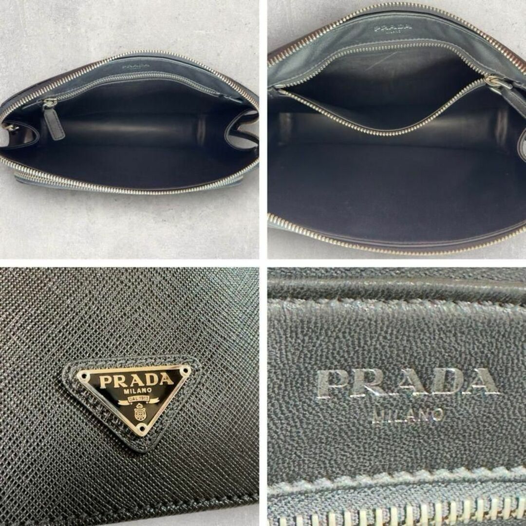 PRADA(プラダ)の【美品】PRADA クラッチバッグ　セカンドバッグ　サフィアーノ メンズのバッグ(その他)の商品写真