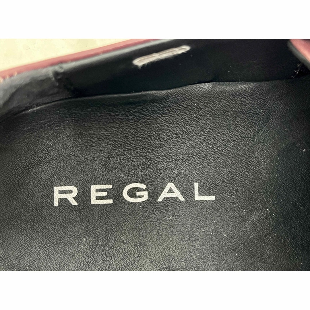 印象のデザイン REGAL 26 レザースニーカー シューズ リーガル 赤 レッド