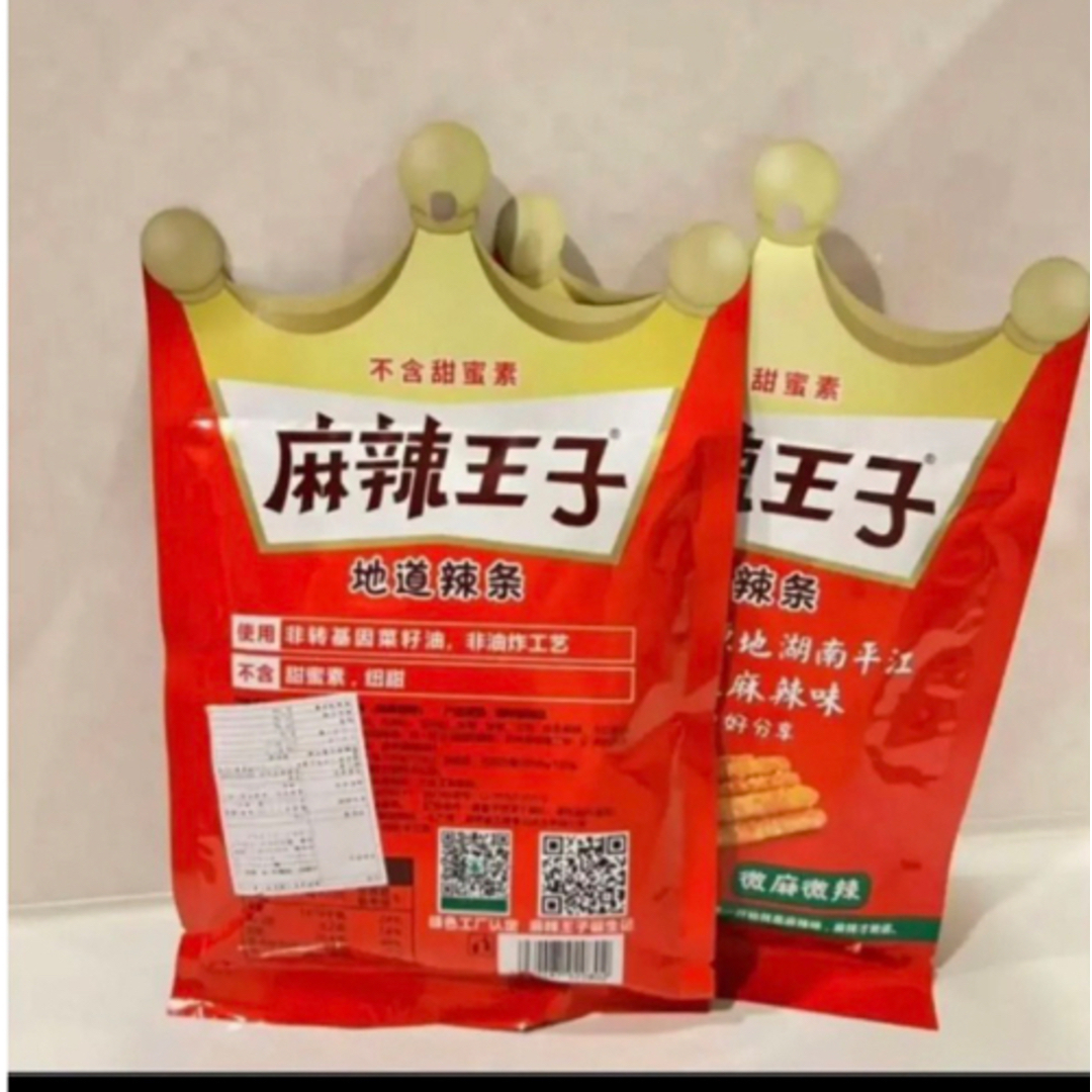 微麻微辣 麻辣王子中国人気おやつ 辣条(ラーティオ)麻辣王子 微辛 食品/飲料/酒の食品/飲料/酒 その他(その他)の商品写真