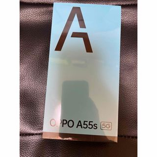 オッポ(OPPO)のOPPO A55s 5G ブラック　未開封新品　SIMフリー(スマートフォン本体)