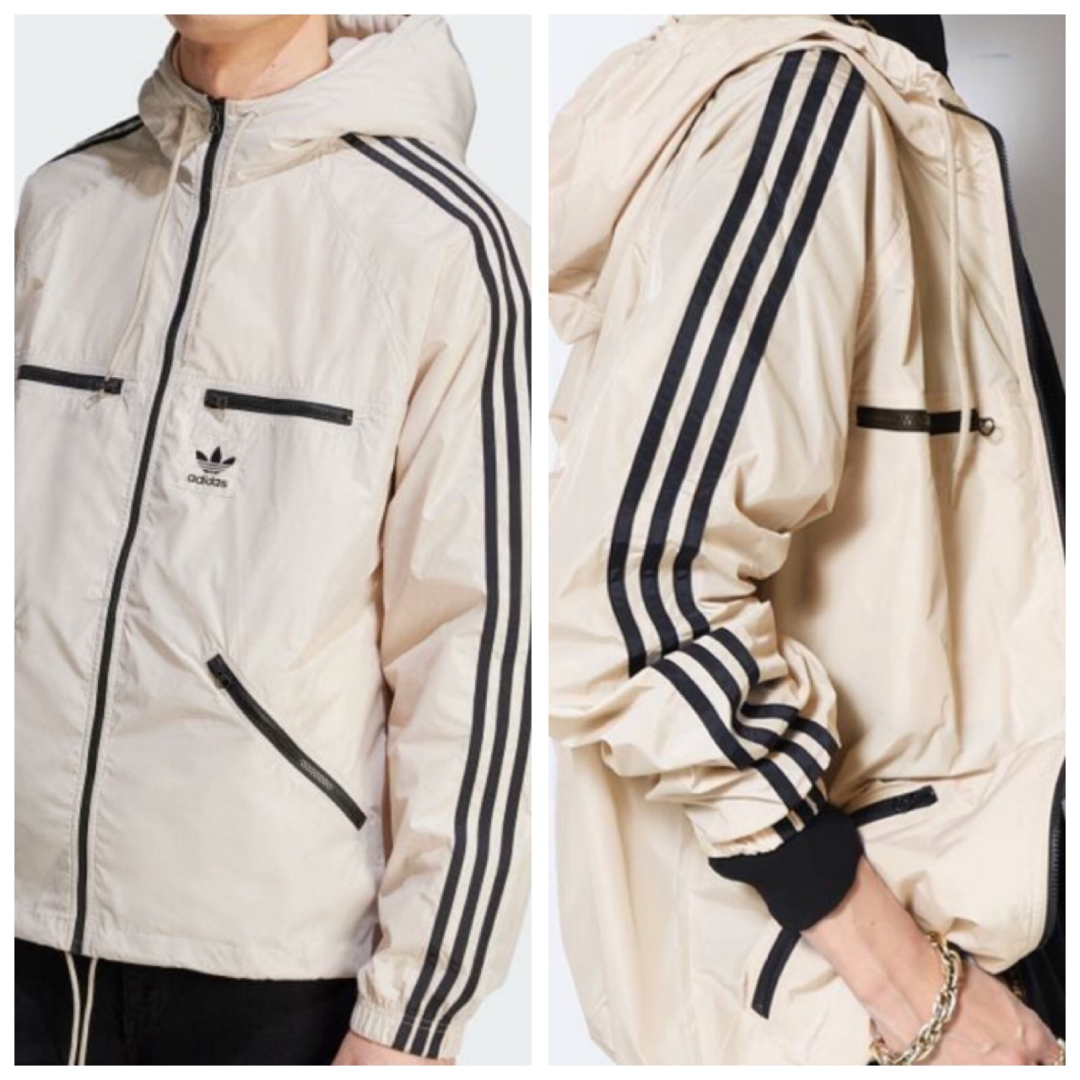 DEUXIEME CLASSE(ドゥーズィエムクラス)の新品　ADIDAS/アディダス　ZIP ブルゾン　Lサイズ レディースのジャケット/アウター(ブルゾン)の商品写真